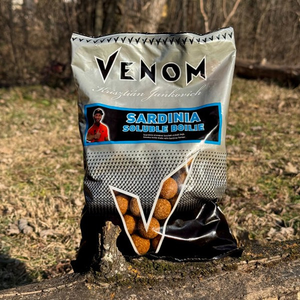 Venom Soluble Boilie 24mm Sardinia Oldódó Bojli 900gr