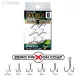 Varivas Nogles Zero Friction #12 Eyed Barbed Double Hook 6 pcs