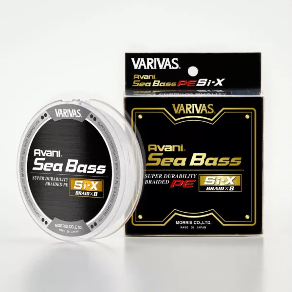Varivas Avani Sea Bass SI-X PE X8 150m #0.8 18lb Premium White Braided Main Line