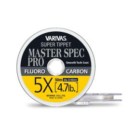   Varivas Super Tippet Master Spec Pro Fluorocarbon 4X 50m 0.165mm 5.4lb Fly Leader Line