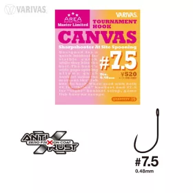   Varivas Super Trout Area Tournament Canvas #7.5 Sharpshooter At Site Spooning Barbless Hook 15pcs