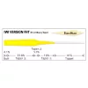 Varivas Tapered Leader IWI FHT 6X 4.87m 0.125-0.44mm Fly Fishing Leader