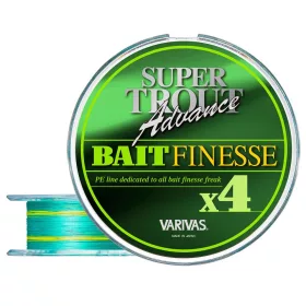   Varivas Super Trout Advance Bait Finesse PE X4 100m #0,8 0,148mm 15,0lb Green Fluo Braided Main Line