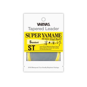   Varivas Tapered Leader Super Yamame Flat Butt ST 4.57m 0.165mm 4X Flash Yellow Fly Tippet Line