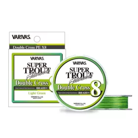   Varivas Super Trout Advance Double Cross PE 8X 100m #0,8 11,4lb Light Green Fluo Braided Main Line