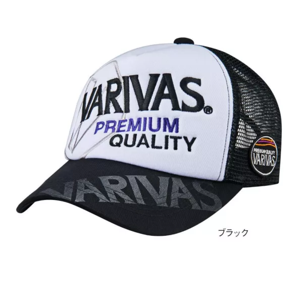 Varivas Breathable Mesh Cap Black Baseball Cap