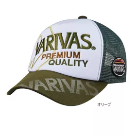 Varivas Breathable Mesh Cap Olive Green Baseball Cap