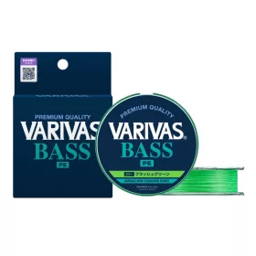   Varivas Bass PE X4 150m #0.6 0.128mm 10lb Flash Green Braided Main Line