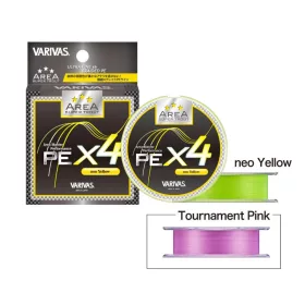   Varivas Super Trout Area PE X4 Neo Yellow #0,3 75m 6,7lb Braided Main Line