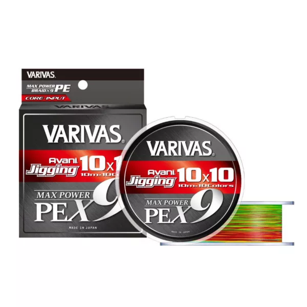 Varivas Avani Jigging 10x10 Max PE X9 200m #0,8 0,148mm 18lb Braided Main Line
