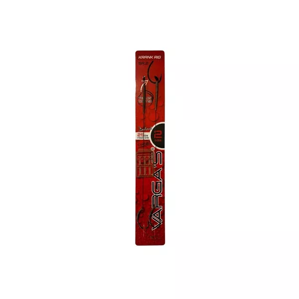 Vargas Krank Rig SR.2 2-Eyed, Barbed Braided 20cm Pre-Tied Hook 2pcs