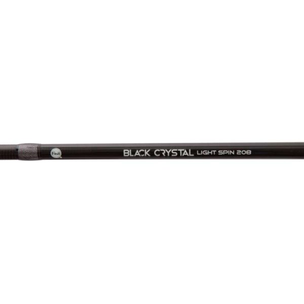 Mikado Black Crystal L Spin 4-18gr 2,23m 2 Piece Spinning Rod
