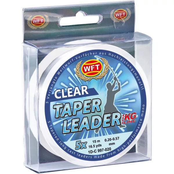 WFT Taper Leader Clead thickening leader line 5x15m