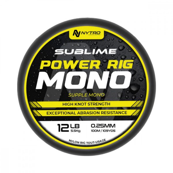 Nytro Sublime Power Rig 0,23mm 100m monofilament leader