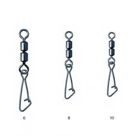   Nytro Connex Double Feeder Swivel With Hooked Snap 10 Swivel 8pcs