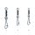 Nytro Connex Double Feeder Swivel With Hooked Snap 6 Swivel clamps 8pcs