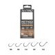 Nytro NTO-B2 14 0.19mm 10cm Pre-tied Eyed, Barbless Quick-Stop Hook 8pcs