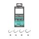 Nytro NTO-B3 10 0.25mm 10cm Pre-tied Eyed, Barbless Quick-Stop Hook 8pcs