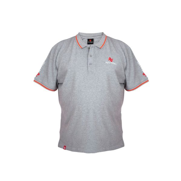 Nytro Light Marl Grey Polo Shirt XL