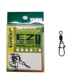 Yarie 524 EZ Line Snap #000 15lb Swivel Snap 5pcs