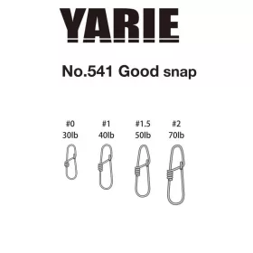 Yarie 541 Good Snap 70lb 2 Snap 8pcs