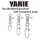 Yarie 554 Crosslock Bearing Swivel 50lb 3pcs