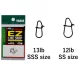 Yarie 555 Micro Ez Line Snap 13lb SS Snap 8pcs