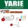 Yarie 645 Ajibaku Red 8 0.5gr Jig Head 4pcs