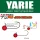 Yarie 646 Ajibaku Red 6 2.2gr Jig Head 4pcs