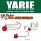 Yarie 646 Ajibaku Red 6 2.2gr Jig Head 4pcs