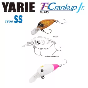   Yarie 675 T-Crankup Jr Type SS 2,8cm 2,1gr C25 Siro Pino Wobbler