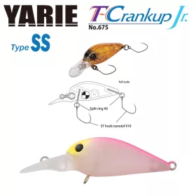   Yarie T-Crankup Jr 675 Type SS 2.8cm 2.1gr C4 Stubakihime Wobbler
