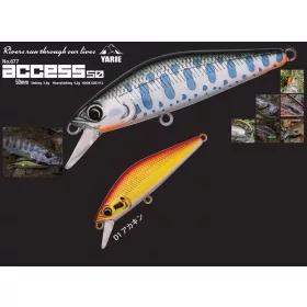 Yarie 677 Access HS 50mm 4,3gr D1 Red Gold Wobbler