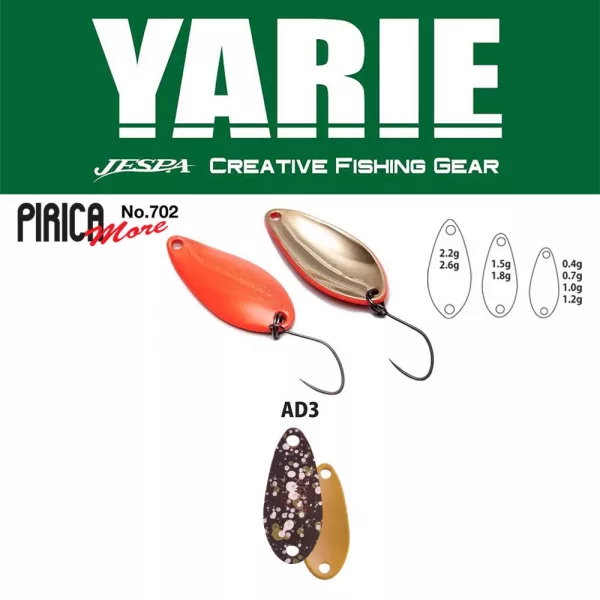 Yarie 702 Pirica More 1,0gr AD3 Sako Pellet Spoon Lure