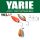 Yarie 702 Pirica More 1,0gr V10 Mix Orange Spoon Lure