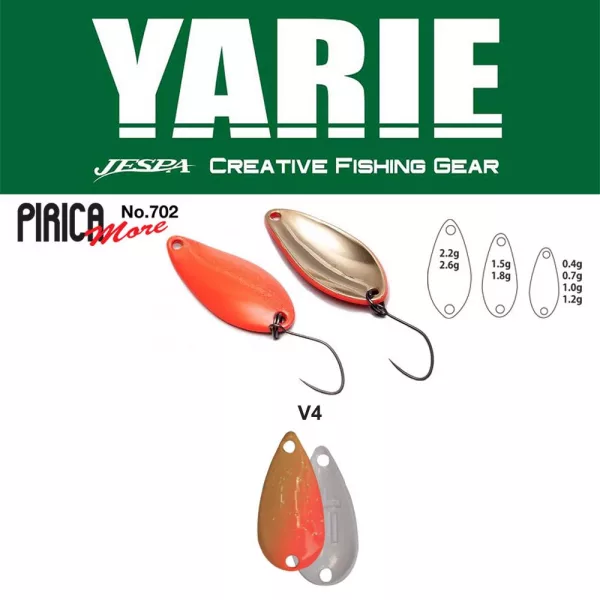 Yarie 702 Pirica More 1.0gr V4 MG Ice Spoon Lure