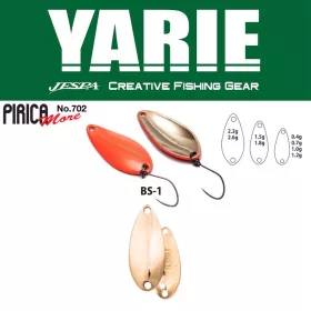 Yarie 702 Pirica More 1.5gr BS-1 Gold Spoon Lure