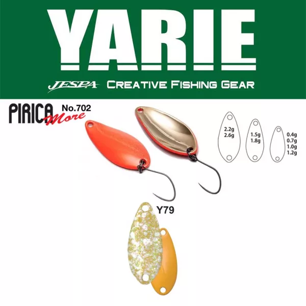 Yarie 702 Pirica More 1,5gr Y79 Zarame Spoon Lure