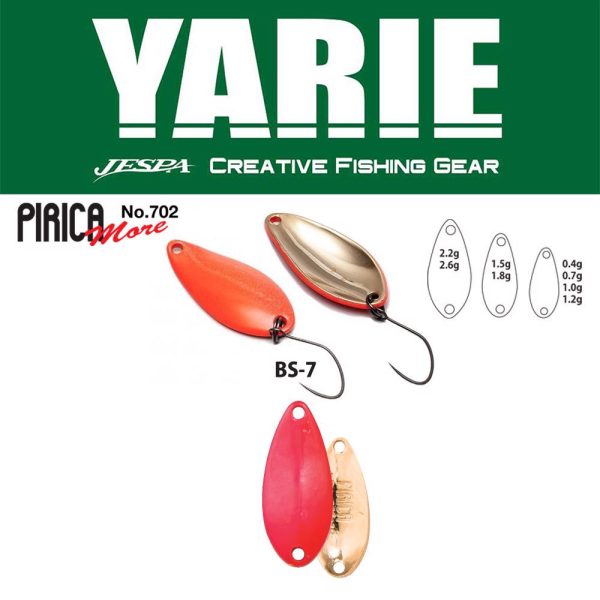 Yarie 702 Pirica More 1,8gr BS-7 Candy Pink Spoon Lure