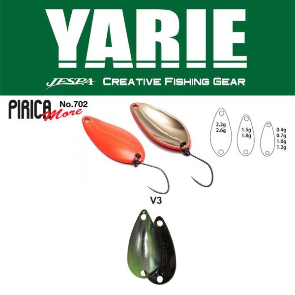 Yarie 702 Pirica More 1.8gr V3 Ayu Spoon Lure