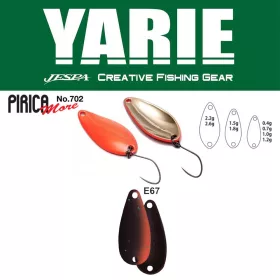 Yarie 702 Pirica More 2,2gr E67 Winner Brown Spoon Lure