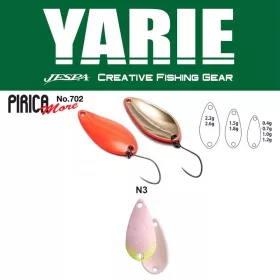 Yarie 702 Pirica More 2.2gr N3 Light Pink Glow Spoon Lure