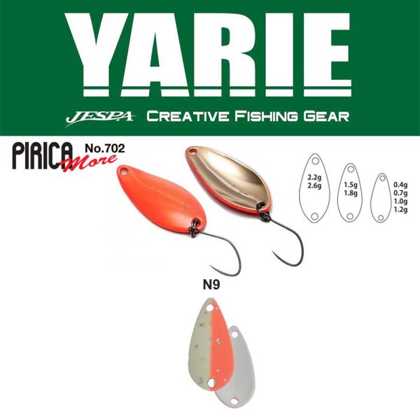 Yarie 702 Pirica More 2.2gr N9 Two By Glow Spoon Lure