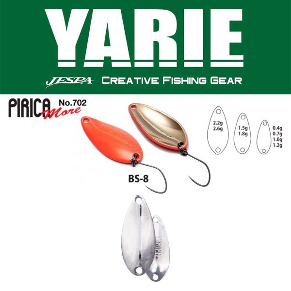 Yarie 702 Pirica More 2.6gr BS-8 Silver Spoon Lure