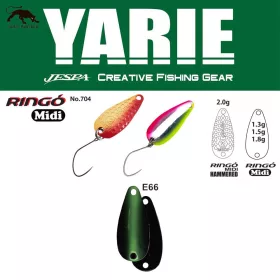 Yarie 704 Ringo Midi 1,8gr E66 Fits Green Spoon Lure
