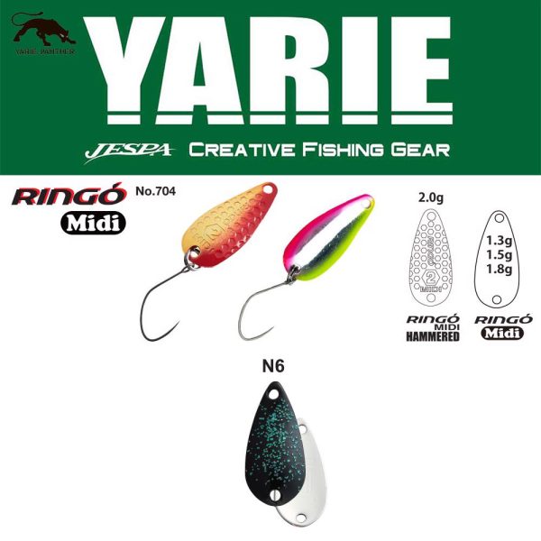 Yarie 704 Ringo Midi 1,8gr N6 Hororin Panda Spoon Lure