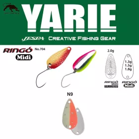 Yarie 704 Ringo Midi 1,8gr N9 Two-By Glow Spoon Lure