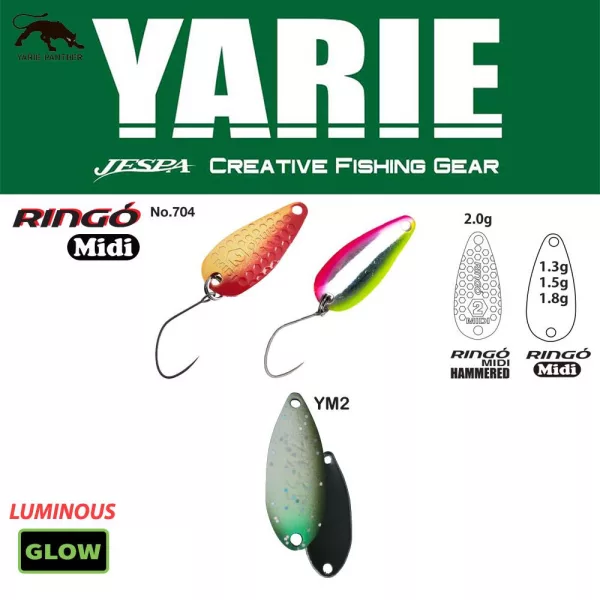 Yarie 704 Ringo Midi 1.8gr YM2 Fruit Melon Spoon Lure