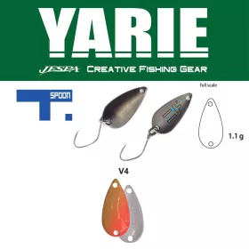 Yarie 706 T-Spoon 1,1gr V4 MG Ice Spoon Lure