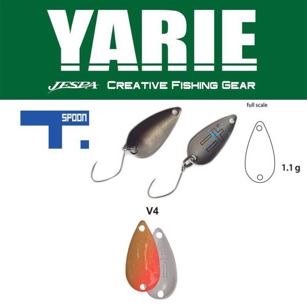 Yarie 706 T-Spoon 1,1gr V4 MG Ice Spoon Lure